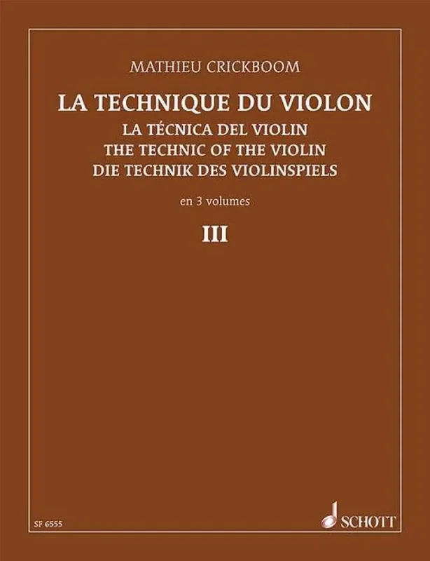 The Technique of the Violin Vol. 3