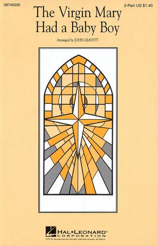The Virgin Mary Had a Baby Boy (Arr. John Leavitt) Frauenchor mit Begleitung