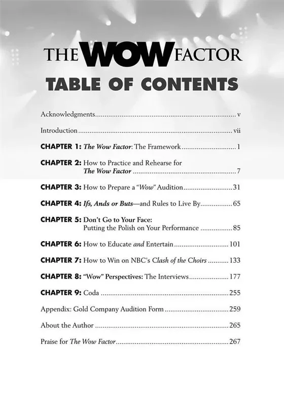 The Wow Factor How To Create It Gemischter Chor mit Begleitung