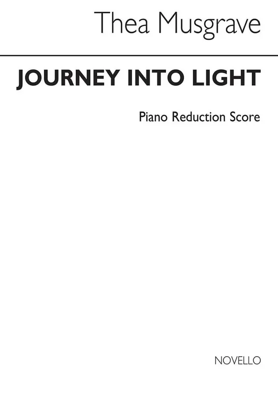 Thea Musgrave Journey Into Light Gesang Solo