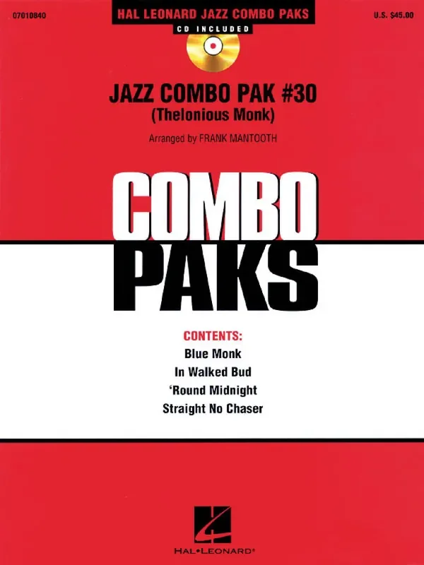 Thelonious Monk Jazz Combo Pak 30 (Arr. Frank Mantooth) Jazz Ensemble