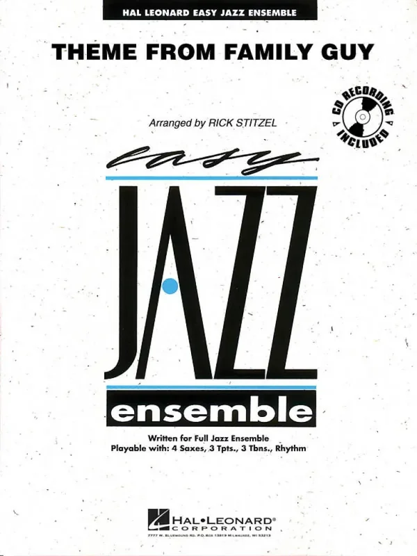 Theme from Family Guy (Arr. Rick Stitzel) Jazz Ensemble