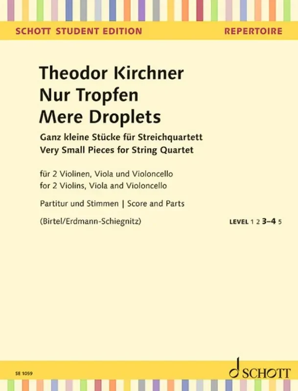 Theodor Kirchner Nur Tropfen Streichquartett