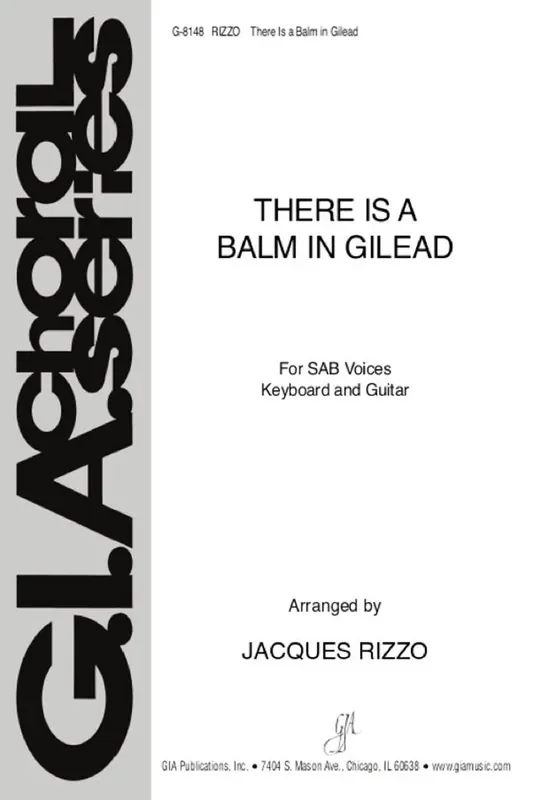 There Is a Balm in Gilead Guitar edition Gemischter Chor mit Begleitung