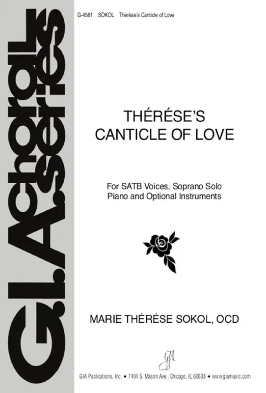 Thereses Canticle of Love – Harp part Gemischter Chor mit Begleitung