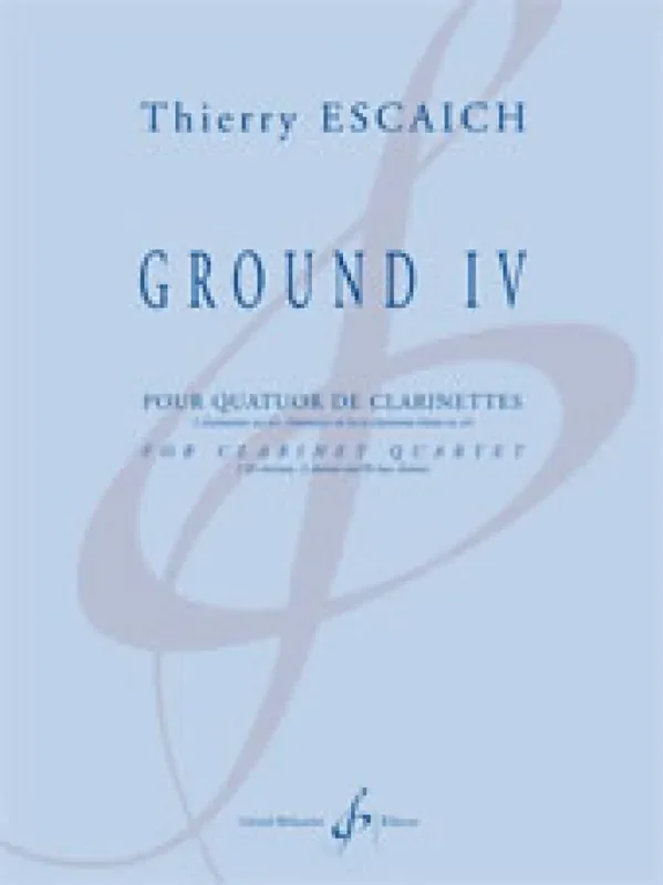 Thierry Escaich Ground Iv Klarinette Ensemble