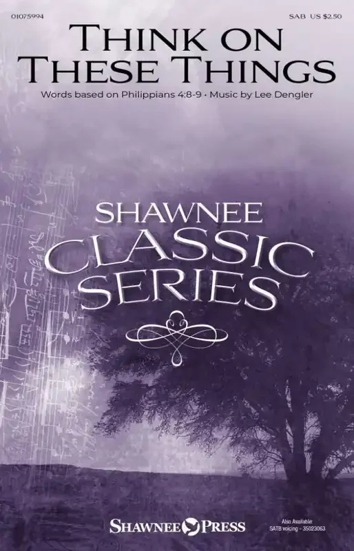 Think on These Things Gemischter Chor mit Begleitung