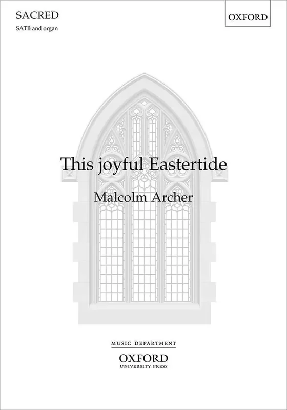 This joyful Eastertide Gemischter Chor mit Klavier/Orgel