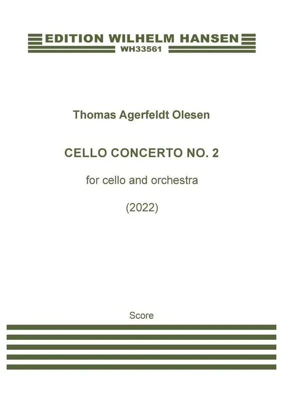 Thomas Agerfeldt Olesen Cello Concerto no.2 Orchester