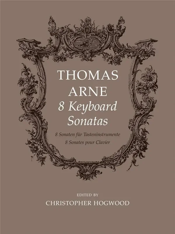 Thomas Augustine Arne Eight Keyboard Sonatas Keyboard
