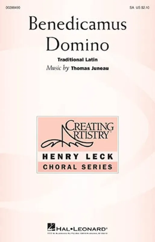 Thomas Juneau Benedicamus Domino Frauenchor mit Begleitung