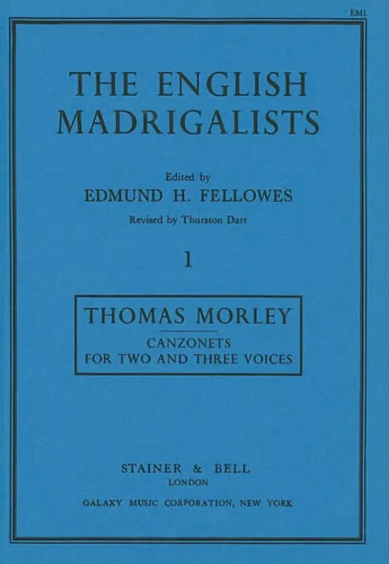 Thomas Morley Canzonetten Streichensemble