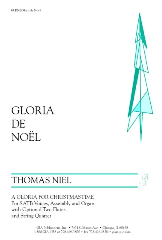 Thomas Niel Gloria de Noel-Instrument Parts Gemischter Chor mit Begleitung