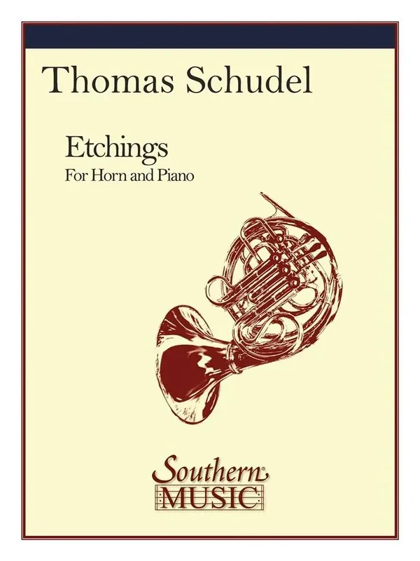 Thomas Schudel Etchings Horn Solo