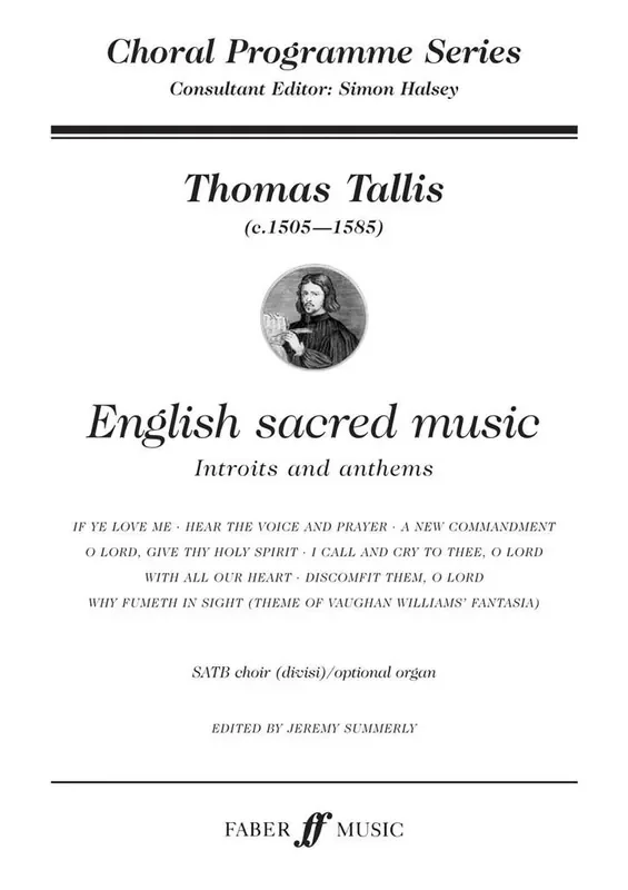 Thomas Tallis English sacred music. opt. Gemischter Chor mit Begleitung