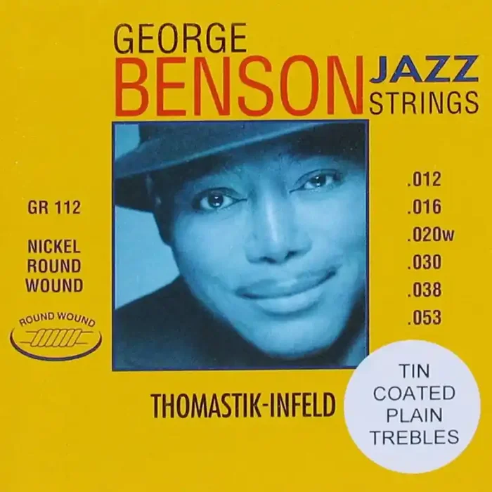 Thomastik George Benson Signature snarenset elektrisch, nickel roundwound, 012-016-020-030-038-053, tinplated trebles