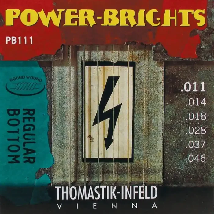 Thomastik Power Brights snarenset elektrisch, magnecore, 011-014-018-028-037-046