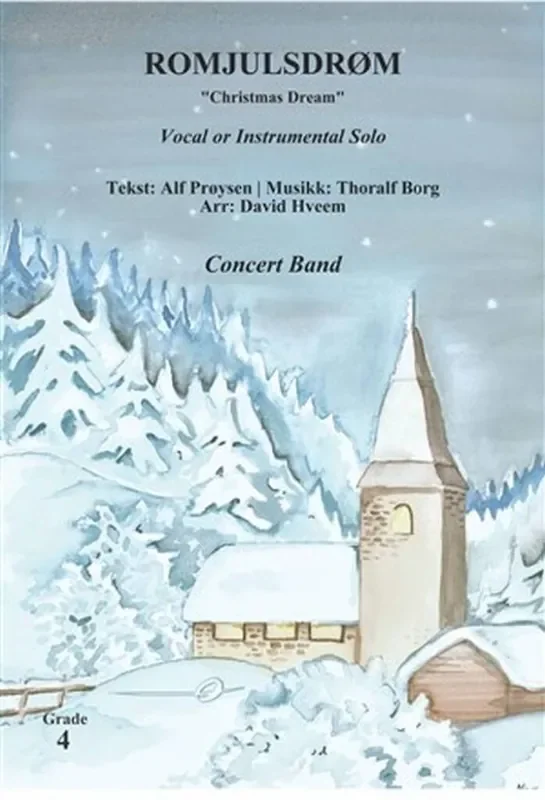 Thoralf Borg Romjulsdrøm (Arr. David Hveem) Blasorchester mit Solo