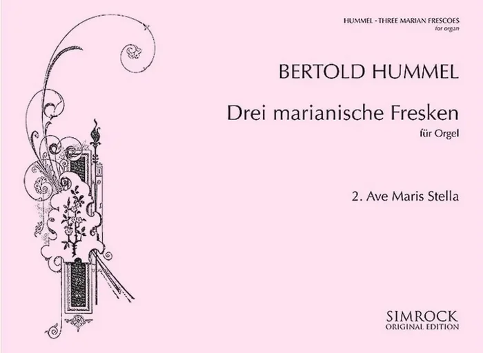 Three Marian Frescos op. 42 Orgel
