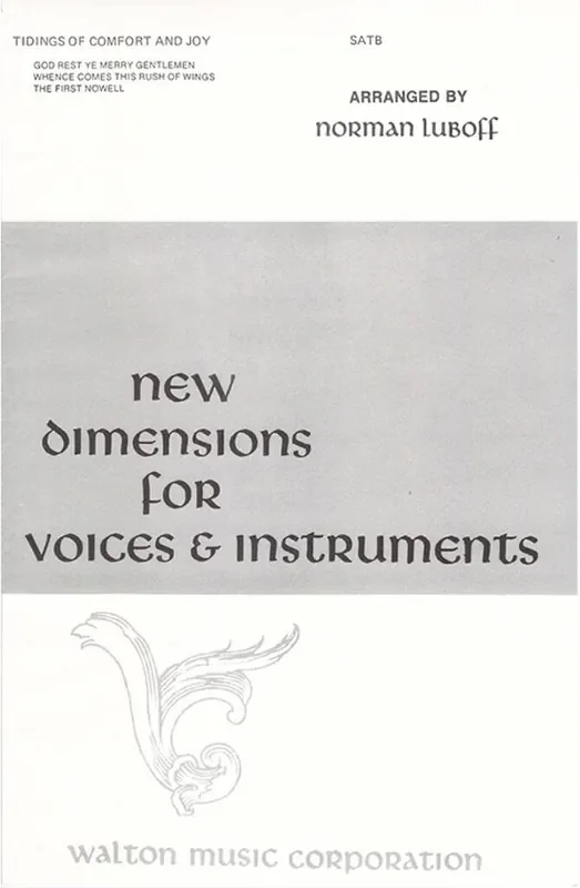 Tidings of Comfort and Joy (Medley) (Arr. Norman Luboff) Gemischter Chor mit Begleitung