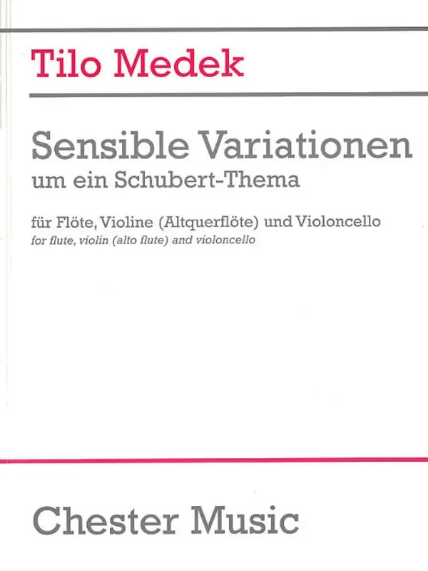 Tilo Medek Sensible Variationen – On A Schubert Theme Kammerensemble