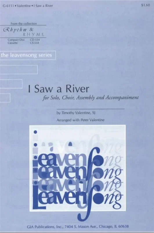 Timothy Valentine I Saw a River Frauenchor mit Begleitung