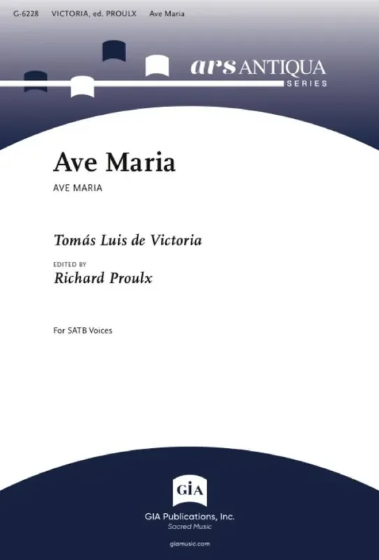 Tomás Luis de Victoria Ave Maria Gemischter Chor mit Begleitung