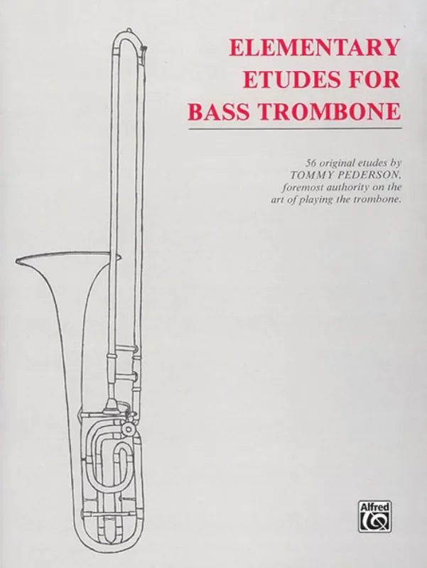 Tommy Pederson Elementary Etudes for Bass Trombone Posaune Solo