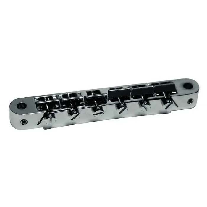 TonePros AVR2 tune-o-matic bridge, for USA guitars, chrome
