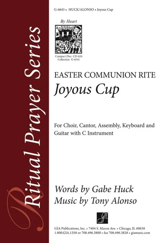Tony Alonso Joyous Cup Easter Communion Rite Gemischter Chor mit Ensemble