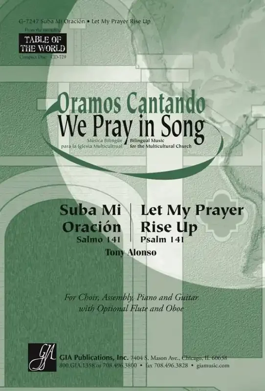 Tony Alonso Let My Prayer Rise Up – Instrument parts Gemischter Chor mit Begleitung