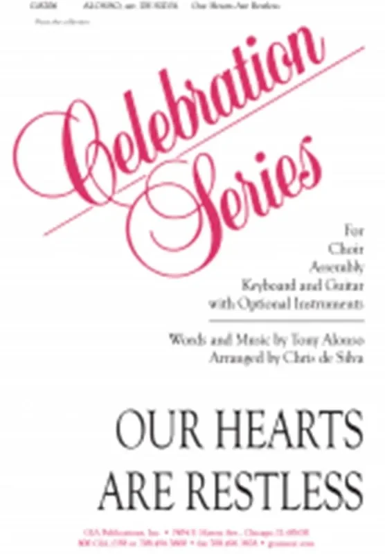 Tony Alonso Our Hearts Are Restless – instrument part (Arr. Chris de Silva) Gemischter Chor mit Begleitung