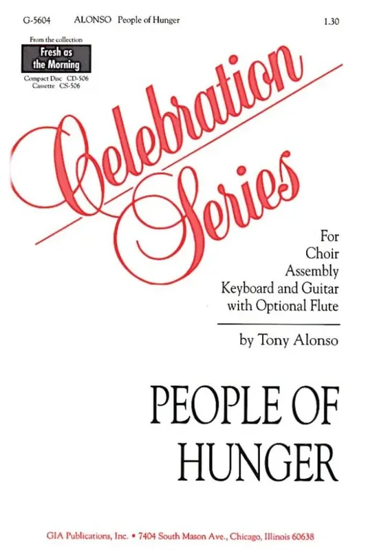 Tony Alonso People of Hunger Gemischter Chor mit Klavier/Orgel