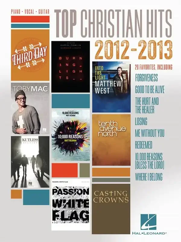 Top Christian Hits of 2012/13 Klavier, Gesang, Gitarre (Songbooks)