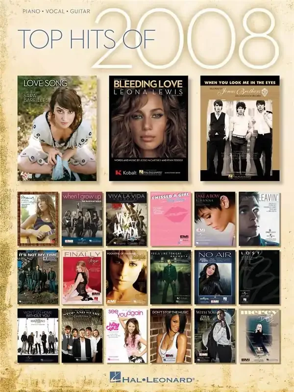 Top Hits 2008 Klavier, Gesang, Gitarre (Songbooks)