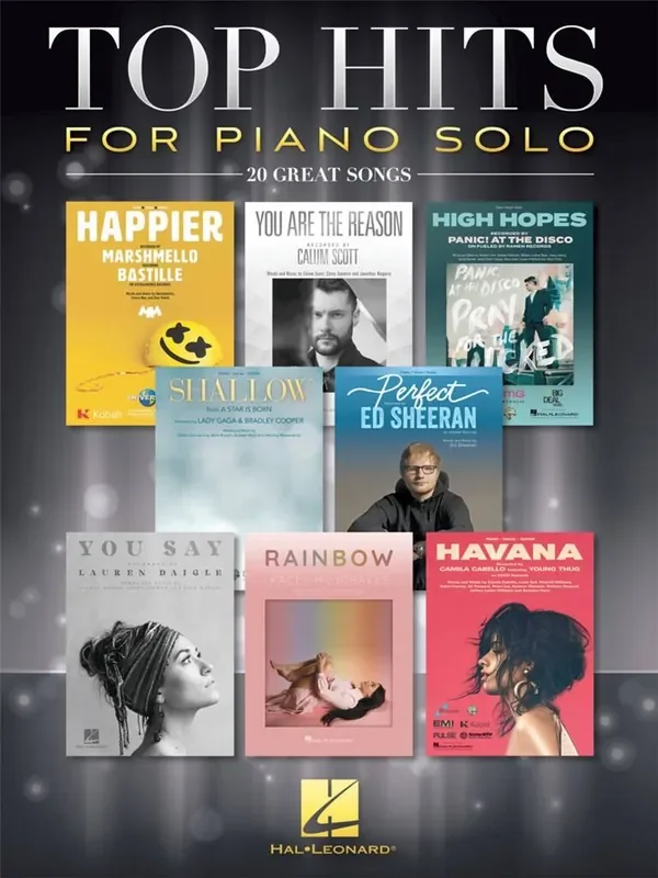 Top Hits for Piano Solo Klavier Solo