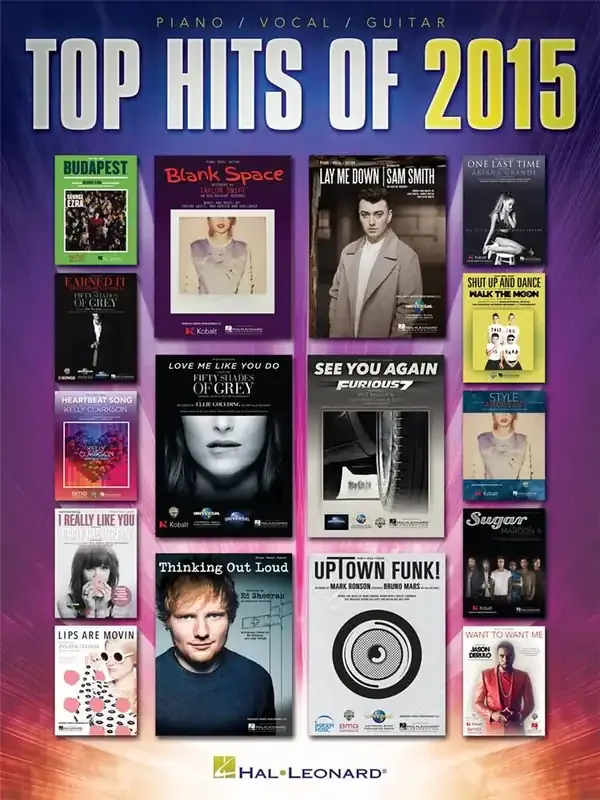 Top Hits of 2015 Klavier, Gesang, Gitarre (Songbooks)