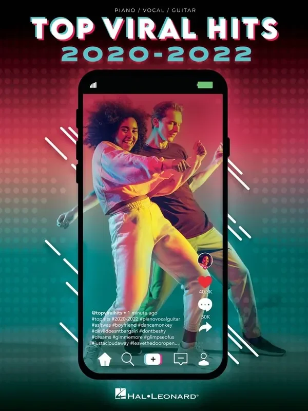 Top Viral Hits 2020-2022 Klavier, Gesang, Gitarre (Songbooks)
