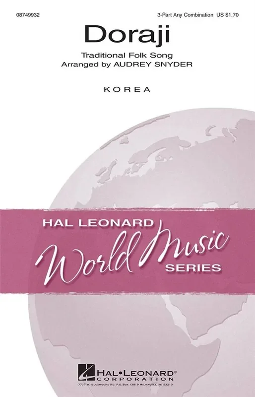 Traditional Doraji (Arr. Audrey Snyder) Gemischter Chor mit Begleitung