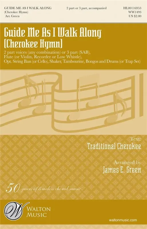 Traditional Guide Me As I Walk Along (Arr. James Green) Frauenchor mit Begleitung