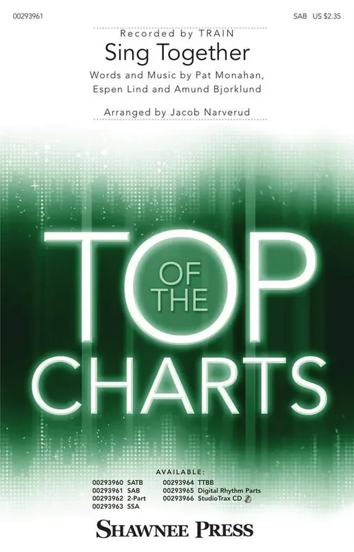 Train Sing Together (Arr. Jacob Narverud) Gemischter Chor mit Begleitung