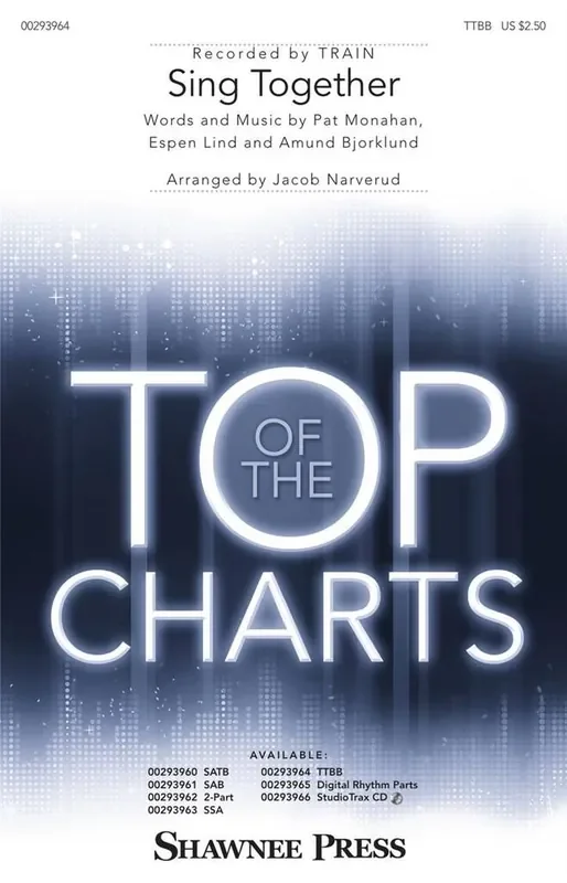 Train Sing Together (Arr. Jacob Narverud) Männerchor mit Begleitung
