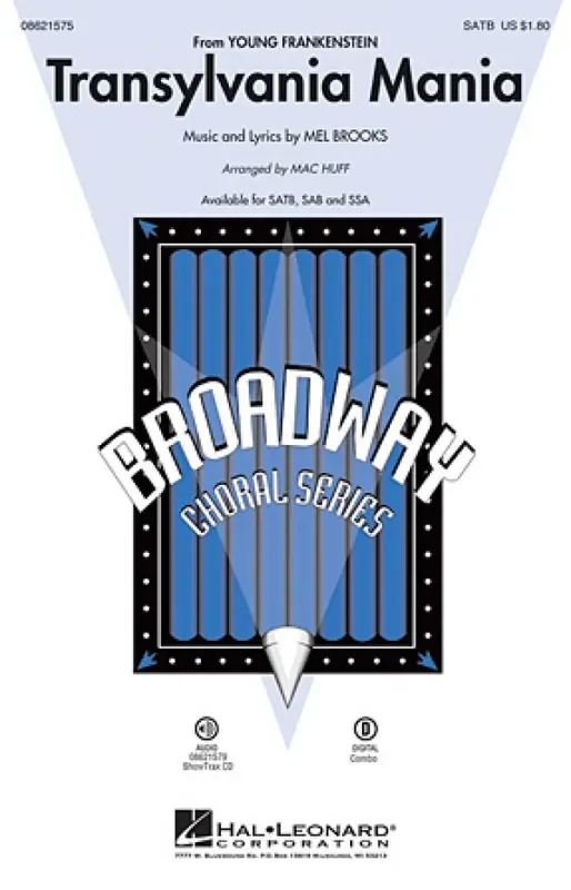 Transylvania Mania (from Young Frankenstein) (Arr. Mac Huff) Gemischter Chor mit Begleitung