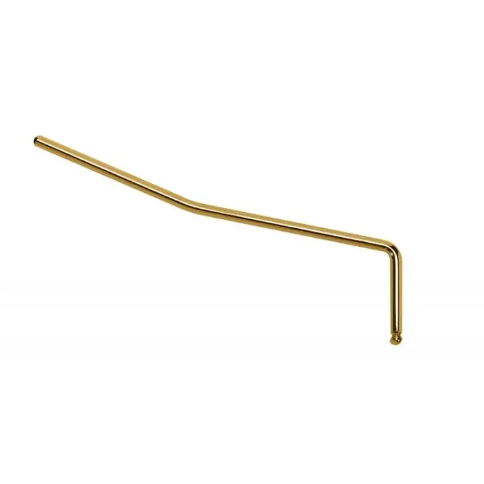 Tremolo arm, no thread, gold, 5mm arm diameter, fits T-350 and REG-130 tremolo