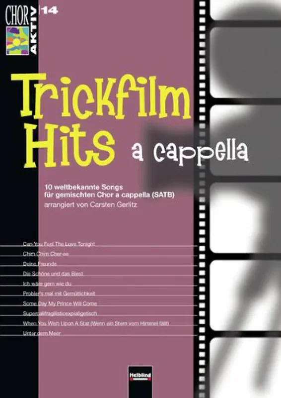 Trickfilm Hits A Cappella Gemischter Chor A cappella