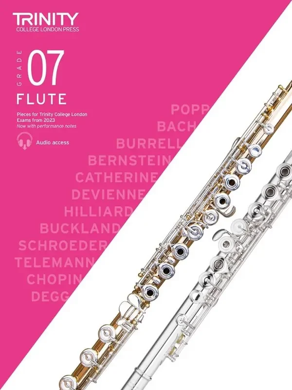 Trinity Flute Exam Pieces from 2023 Grade 7