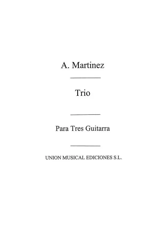 Trio For 3 Guitars Gitarre Solo