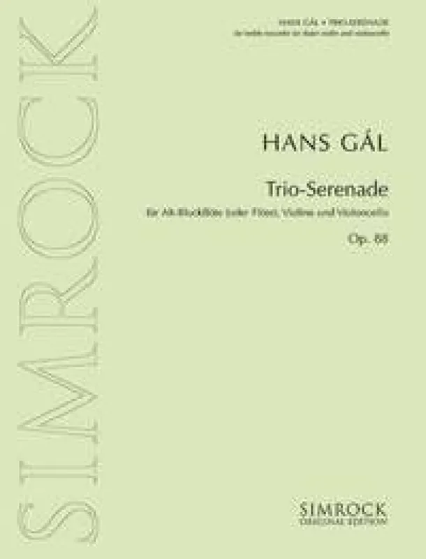 Trio Serenade in E Flat op. 88 Kammerensemble