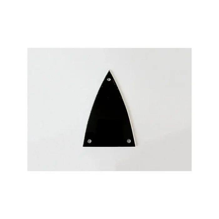 Trussrod Cover, 3-hole, black