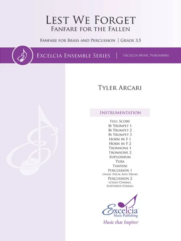 Tyler Arcari Lest We Forget Blechbläser Ensemble